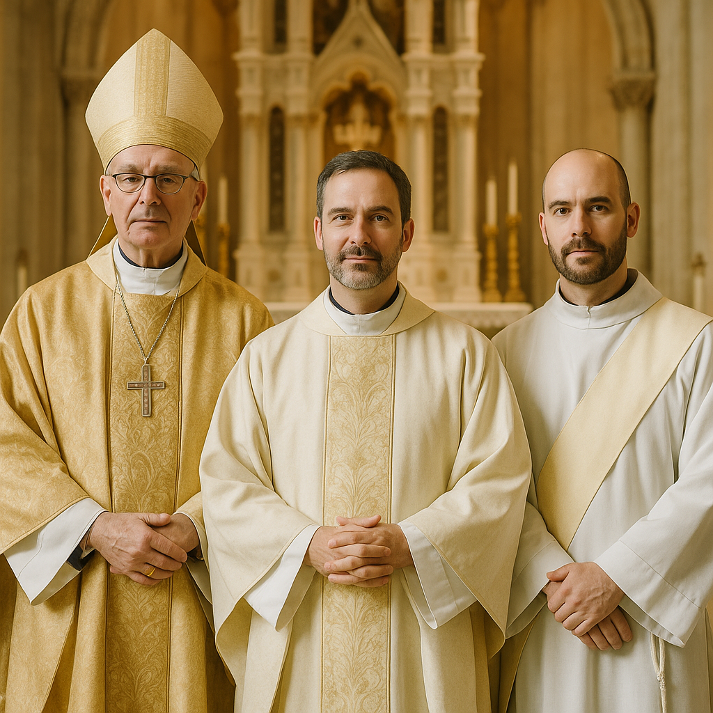 The Three Degrees of the Sacrament of Holy Orders: Bishop, Priest, and Deacon